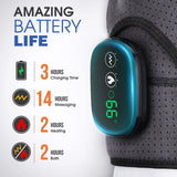 Electric Heating Shoulder Brace LED Display Vibration Shoulder Massage Support Belt Strap For Arthritis Joint Injury Pain Relief