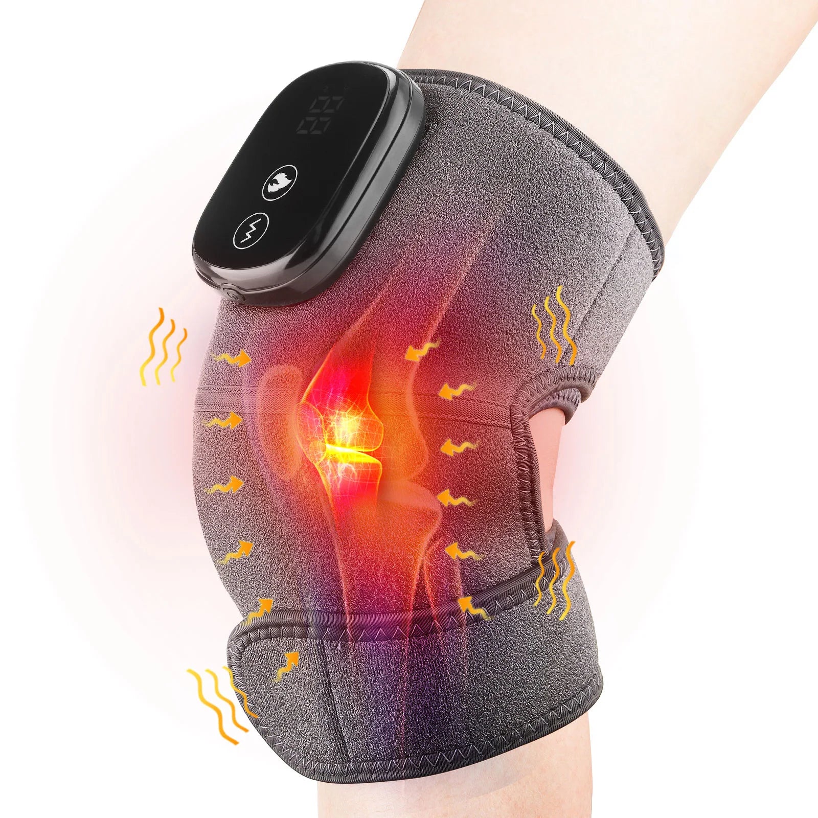 Electric Heating Shoulder Brace LED Display Vibration Shoulder Massage Support Belt Strap For Arthritis Joint Injury Pain Relief