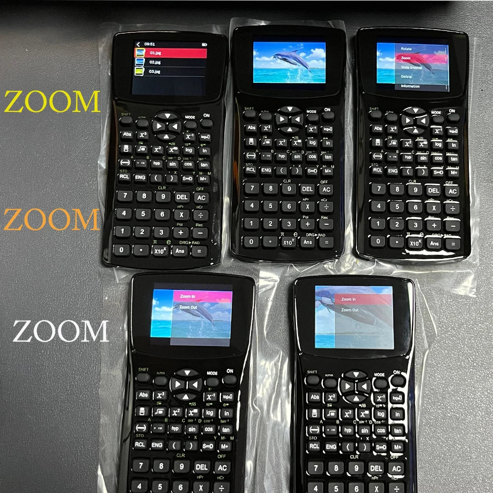 H888 magic calculator 4GB memory music video photo txt ebook student calculator with emergency button