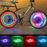 Mountain Biking Road Vehicle Wind Fire Wheel Color Spoke Light Rim Light Tire Wheel Light Night Riding Night Riding Equipment Ac