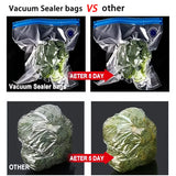 high-quality food handheld vacuum sealer Portable & Rechargeable Vacuum Sealer (Vacuum Sealers+ 30 reusable vacuum seal bags