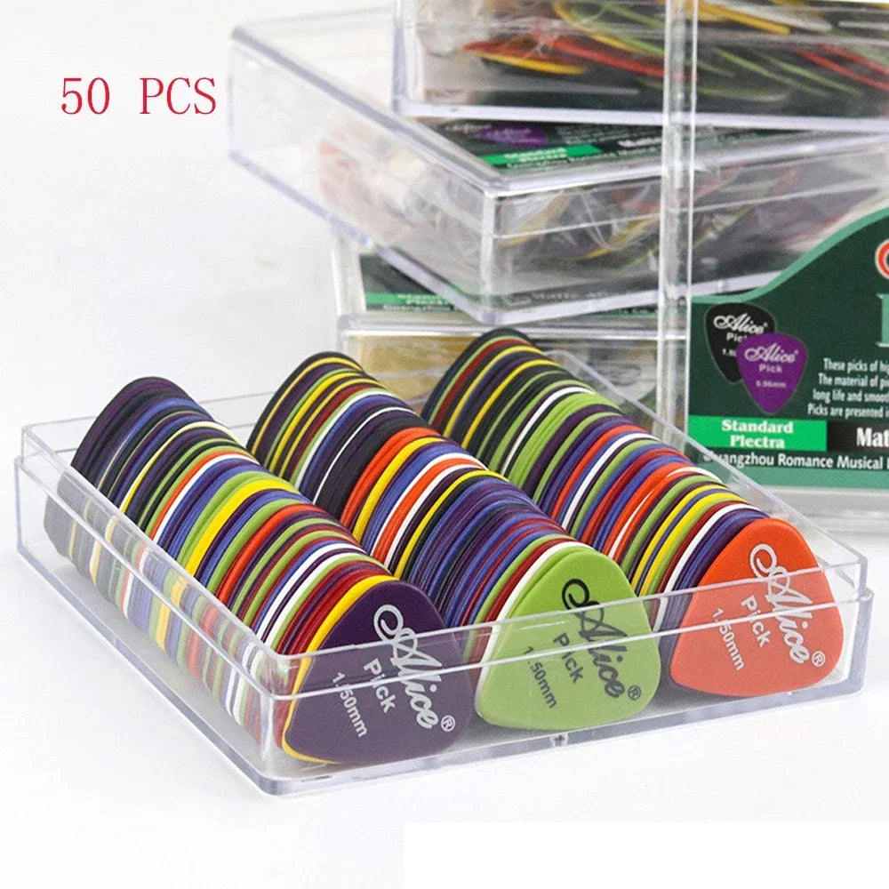 10-50Pcs Thickness 0.96 mm Guitar Picks Guitar Accessories Alice Acoustic Electric Bass Pic Plectrum Mediator guitar picks