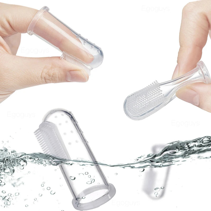 Children U-Shape Toothbrush 360-Degree Oral Cleaning Kids Tooth Brush Soft Million Nano Bristle Silicone Baby Finger Teether