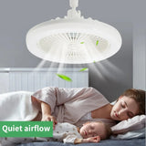 Ceiling Fan With Remote Control Lighting E27 Conversion Base 85-265v Lighting Base Suitable for Bedroom and Living