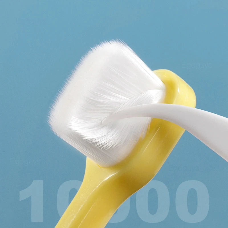 Children U-Shape Toothbrush 360-Degree Oral Cleaning Kids Tooth Brush Soft Million Nano Bristle Silicone Baby Finger Teether