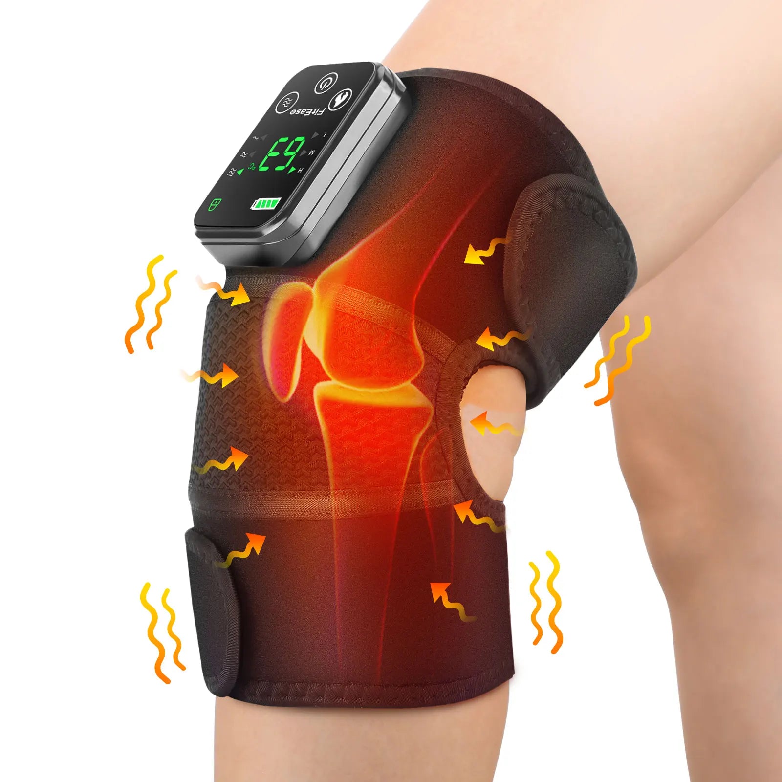 Electric Heating Shoulder Brace LED Display Vibration Shoulder Massage Support Belt Strap For Arthritis Joint Injury Pain Relief