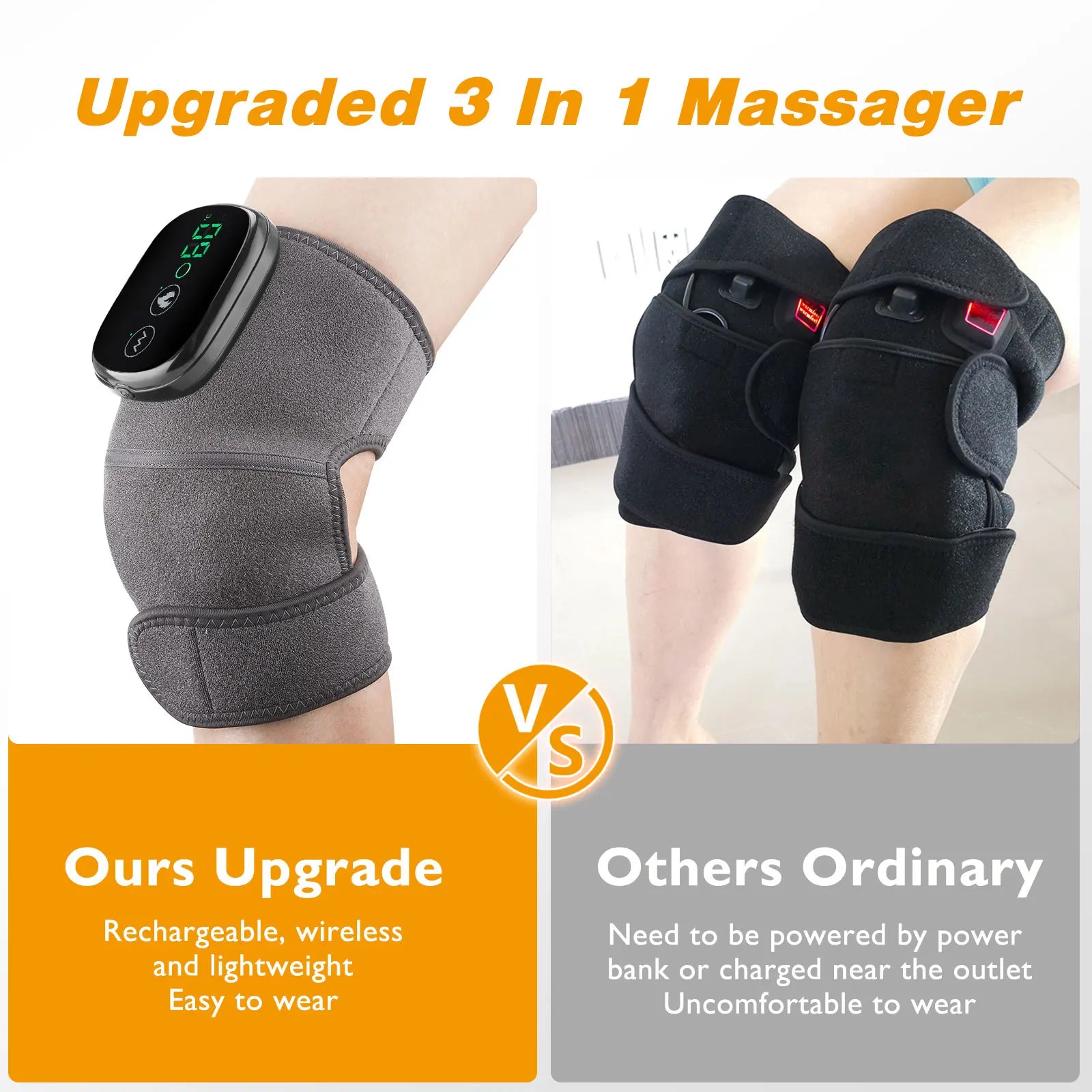 Electric Heating Shoulder Brace LED Display Vibration Shoulder Massage Support Belt Strap For Arthritis Joint Injury Pain Relief
