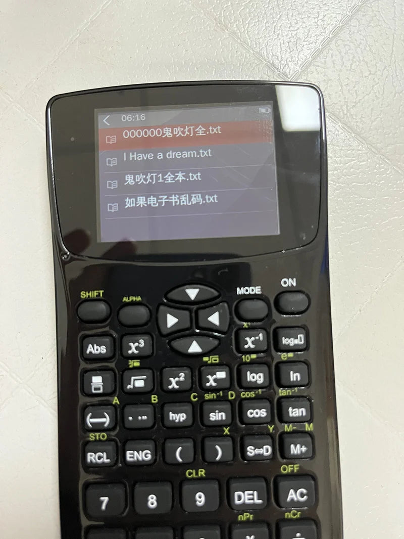 H888 magic calculator 4GB memory music video photo txt ebook student calculator with emergency button