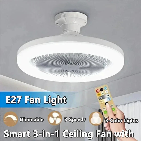 SMART BLADELESS LED FAN LIGHT - Ceiling Fan with LED Lights
