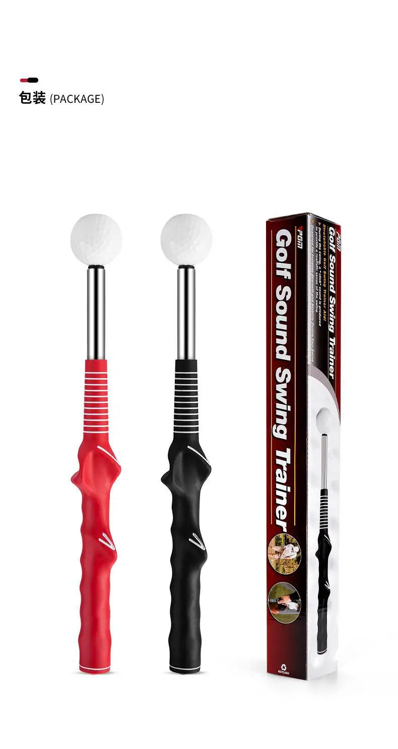 PGM Golf Retractable Swing Practice Stick Indoor Golf Sound Assistant Practitioner HGB022