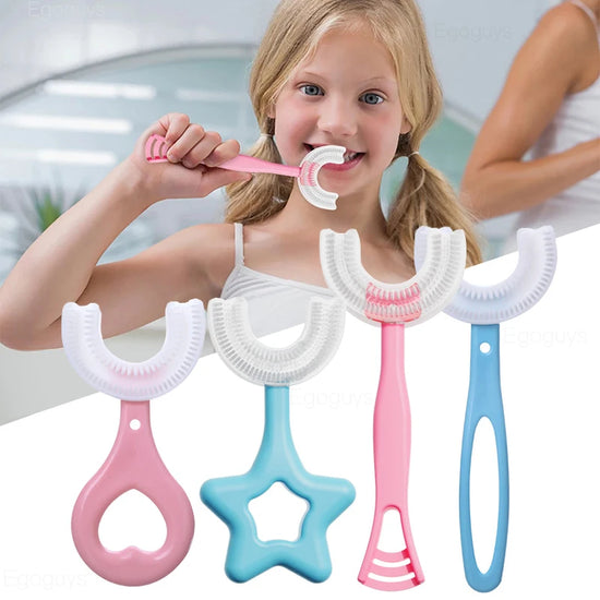 U SHAPED ELECTRONICS TOOTHBRUSH FOR KIDS