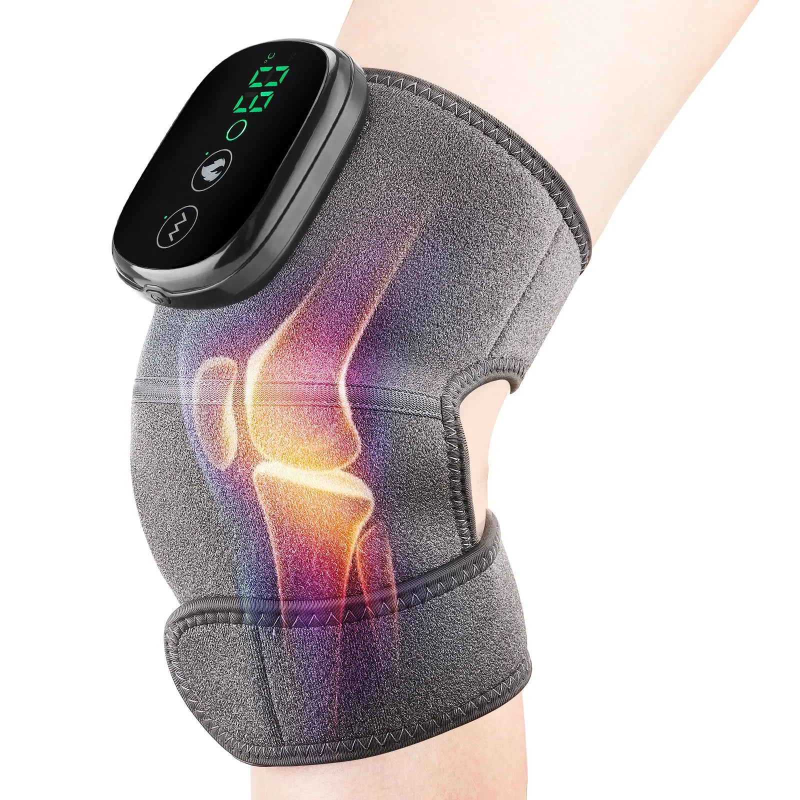 Electric Heating Shoulder Brace LED Display Vibration Shoulder Massage Support Belt Strap For Arthritis Joint Injury Pain Relief