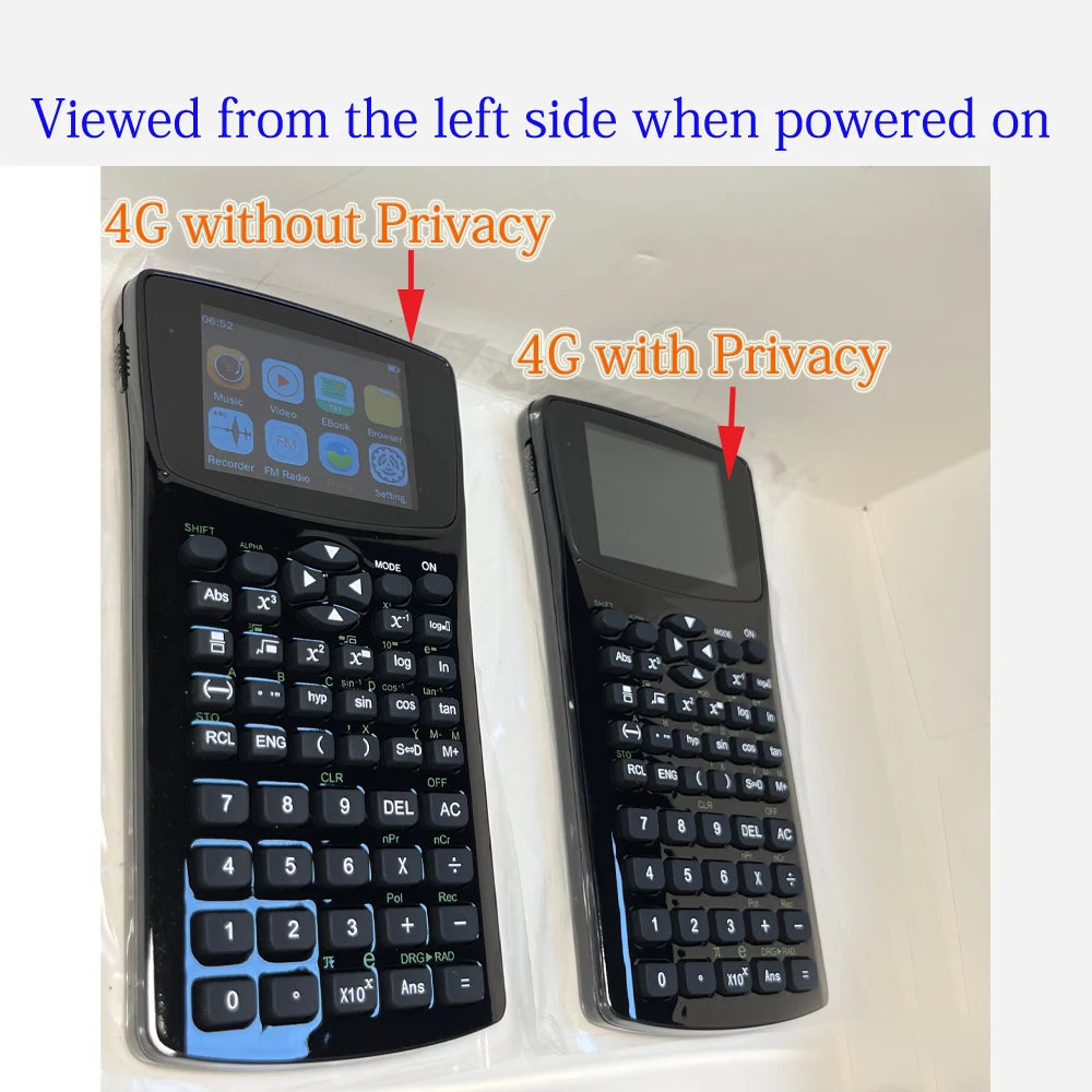H888 magic calculator 4GB memory music video photo txt ebook student calculator with emergency button