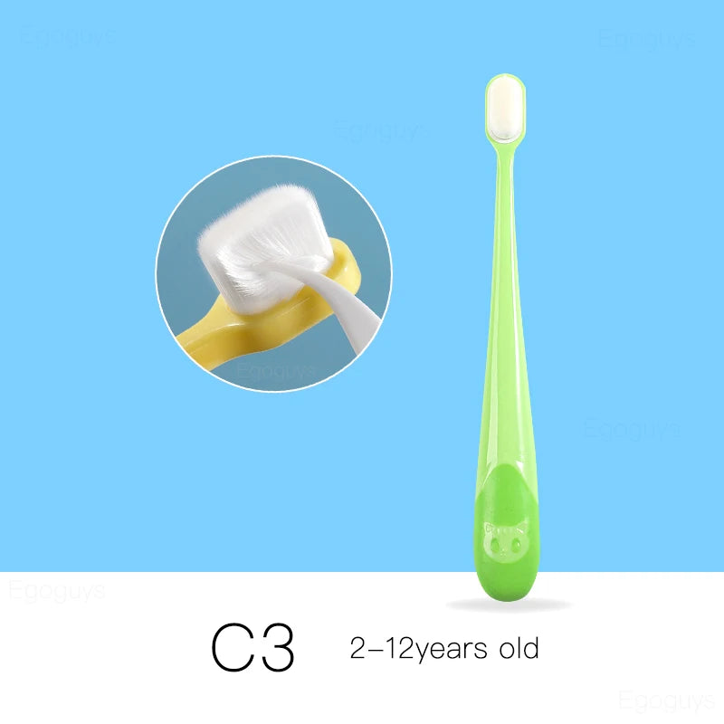 Children U-Shape Toothbrush 360-Degree Oral Cleaning Kids Tooth Brush Soft Million Nano Bristle Silicone Baby Finger Teether