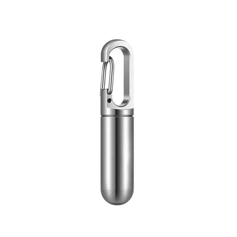 Stainless Steel Waterproof Pill Box Securely Stores Daily Medications Travel Pillbox Sealed Against Moisture Portable Pillbox