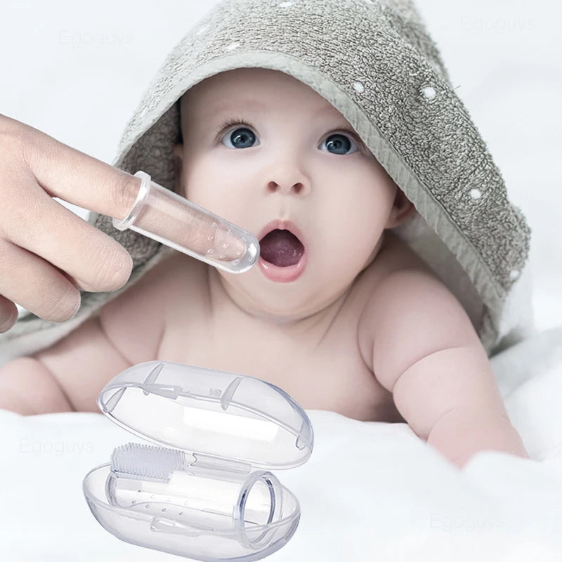 Children U-Shape Toothbrush 360-Degree Oral Cleaning Kids Tooth Brush Soft Million Nano Bristle Silicone Baby Finger Teether