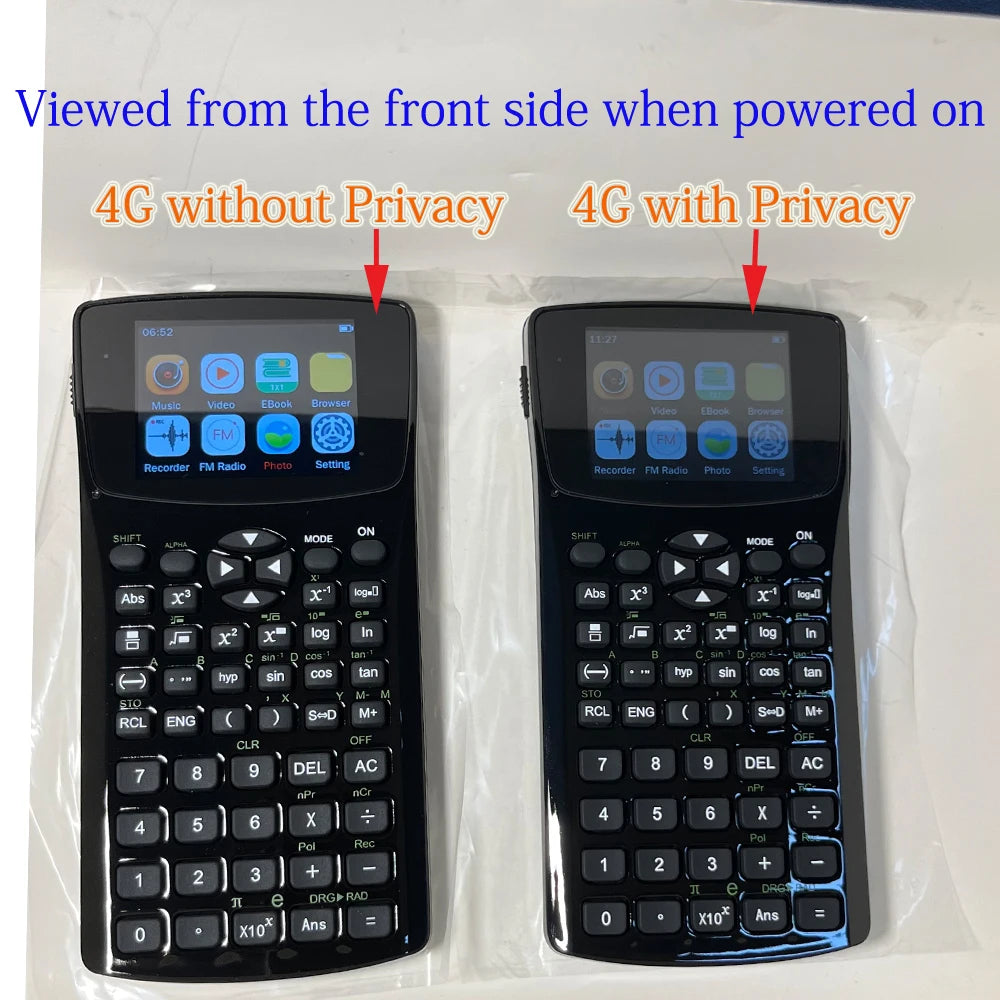 H888 magic calculator 4GB memory music video photo txt ebook student calculator with emergency button
